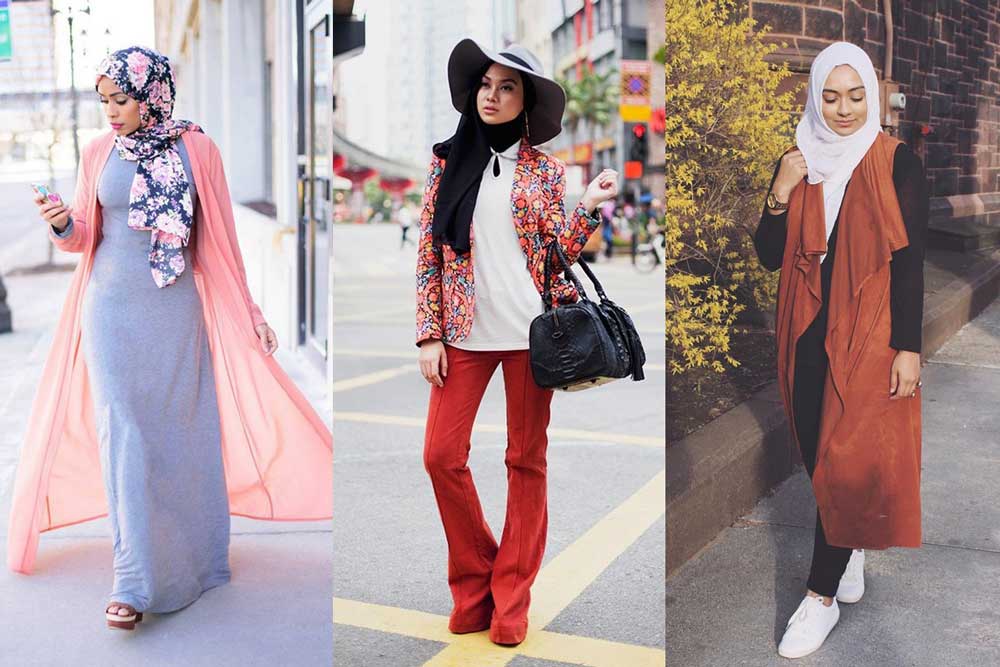 Fashionable Hijabers During The Summer