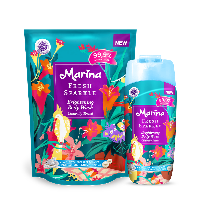 Marina Brightening Body Wash Fresh Sparkle
