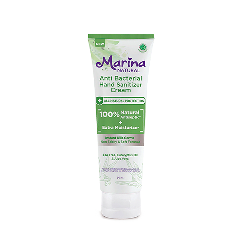 Marina Natural Anti Bacterial Hand Sanitizer Cream