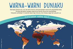 warna warni duniaku : penyebaran warna kulit