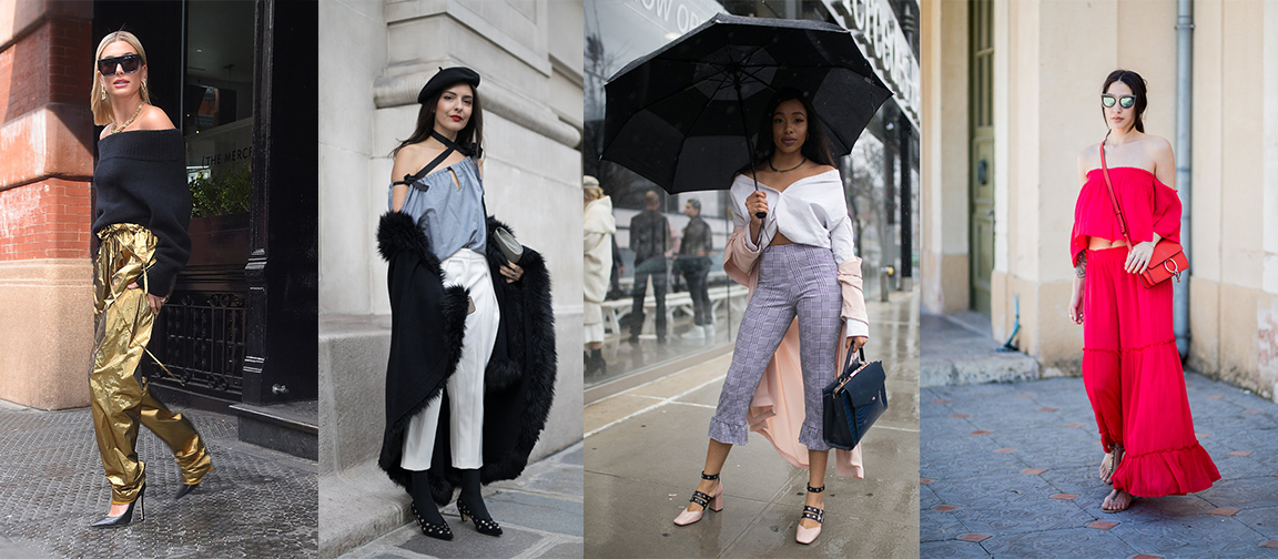 How to Wear The Off-Shoulder Trend di Tahun 2018