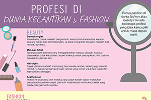 profesi di dunia kecantikan dan fashion