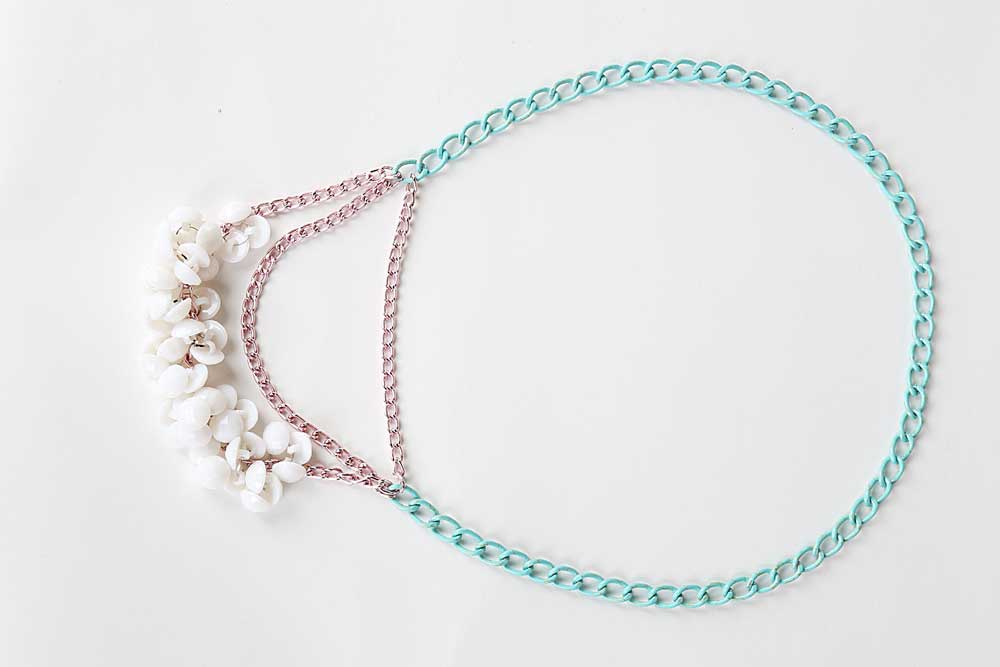 Buttons Statement Necklace Buttons Statement Necklace