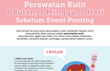 Perawatan Kulit Sebelum Event Penting