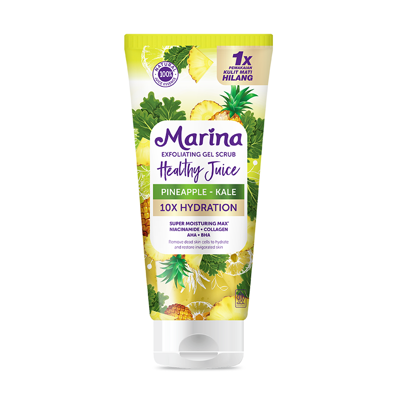 Marina Exfoliating Gel Scrub Healthy Juice Pineapple Kale