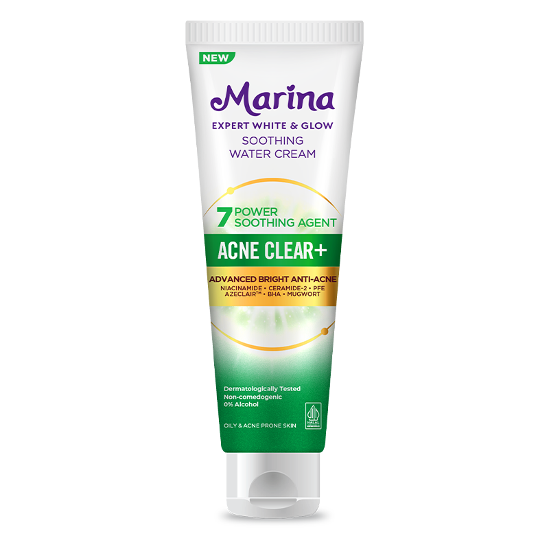 Marina Expert White & Glow<br>Soothing Face Cream – Acne Clear+