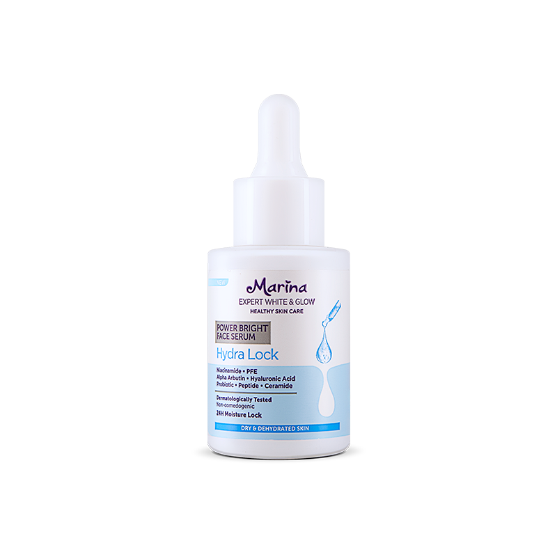 Marina Expert White & Glow Power Bright Face Serum – Hydra Lock
