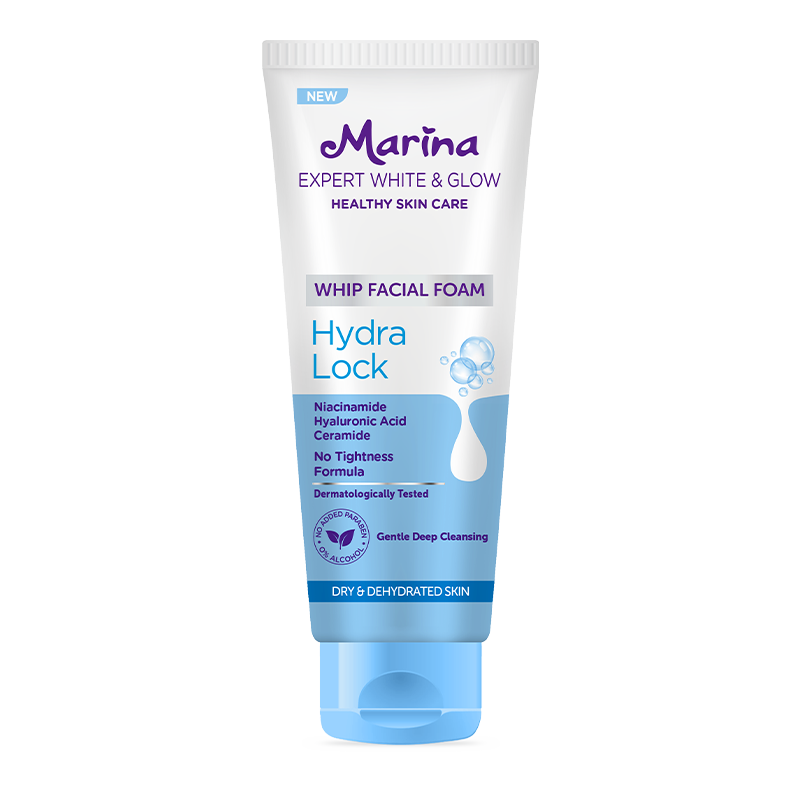 Marina Expert White & Glow Whip Facial Foam – Hydra Lock