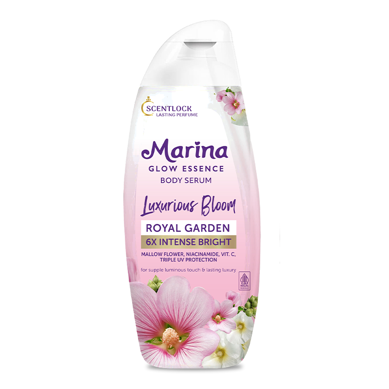 Marina Glow Essence Body Serum Luxurious Bloom Royal Garden