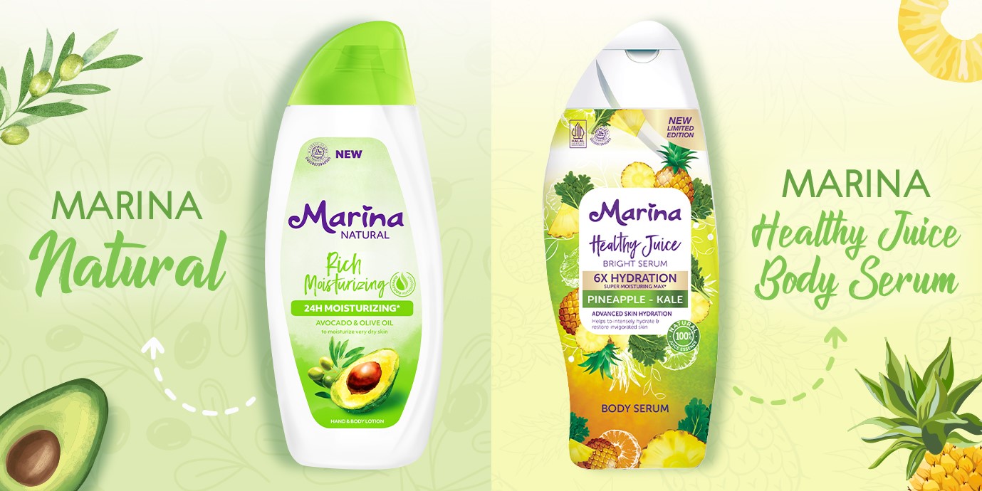 Marina Body Serum dan Body Lotion, Ini Alasan Kamu Butuh Keduanya!