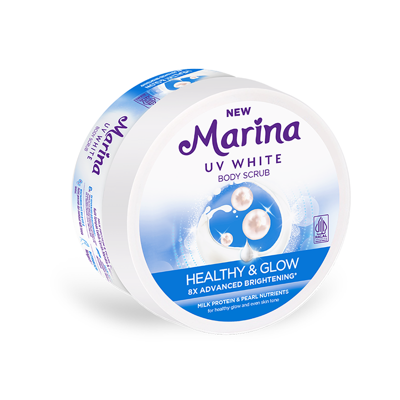 Marina UV White Body Scrub Healthy & Glow