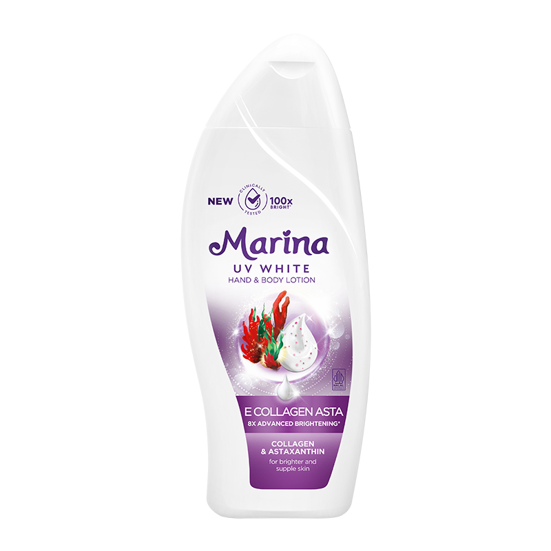 Marina UV White E Collagen Asta Body Lotion