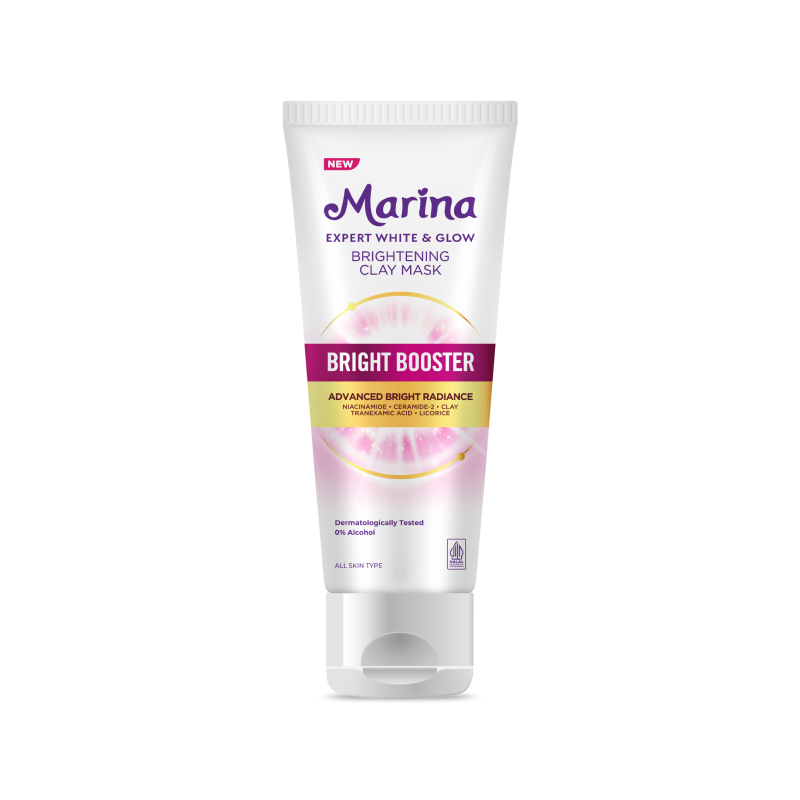 Marina Expert White & Glow Brightening Clay Mask – Bright Booster