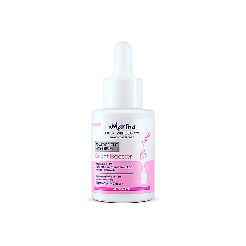 Marina Expert White & Glow Power Bright Face Serum – Bright Booster