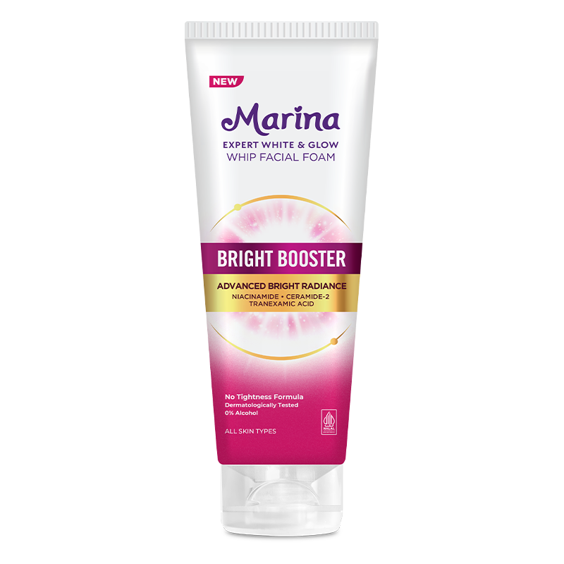 Marina Expert White & Glow<br>Whip Facial Foam – Bright Booster